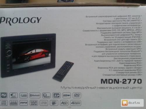 Автомагнитола Prology MDN-2770