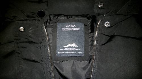 Куртка женская Zara черная оригинальная 