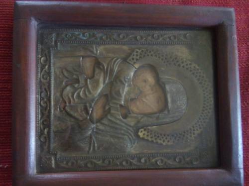 Продаётся икона  божья матерь и младенец