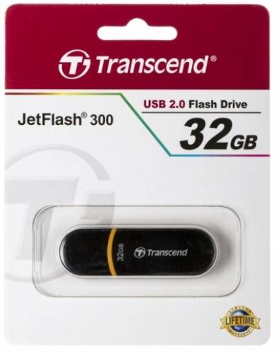 Флешка Transcend JetFlash 300 объёмом 32 Гигабайта