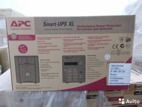 Интерактивный ибп APC Smart-UPS XL 1000VA