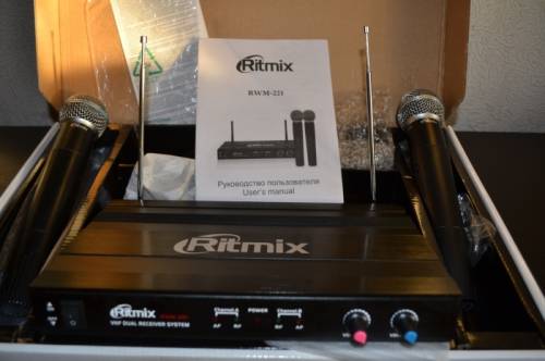 Беспроводная микрофонная система Ritmix RWM-221