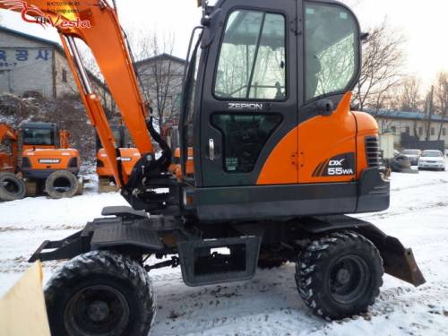 Колёсный Мини Экскаватор Doosan DX55WA